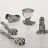 Dinner pieces, napkin ring, egg cup, salt & pepper set.