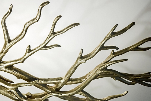 Méristème, suspension, bronze brossé. Longueur 170 cm. Richard Lauret pour - © Lauret Studio