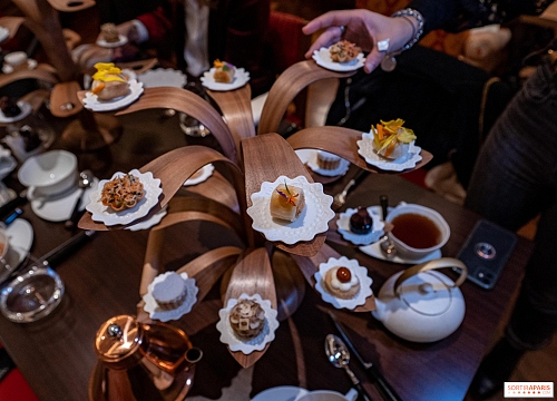 @LimbarParis / Cheval Blanc Paris / Maxime Frederic - tea-time display - de - © Lauret Studio